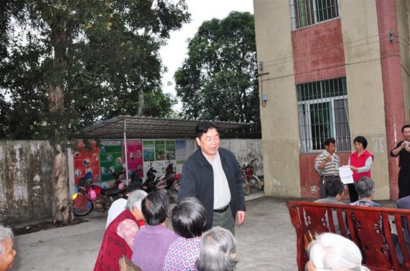 大江鎮新大塘村敬老活動